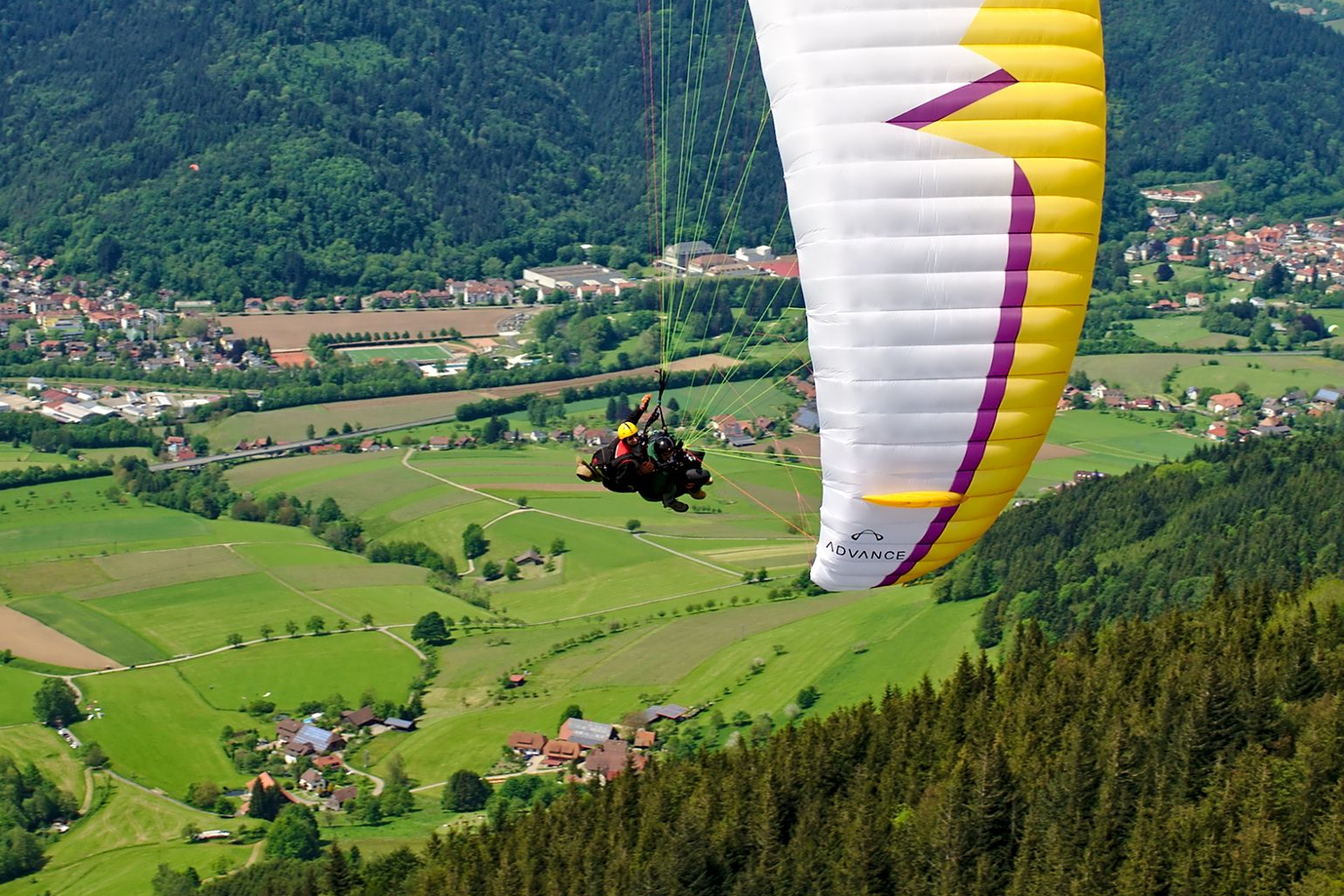 Mein Gleitschirmflug im Schwarzwald